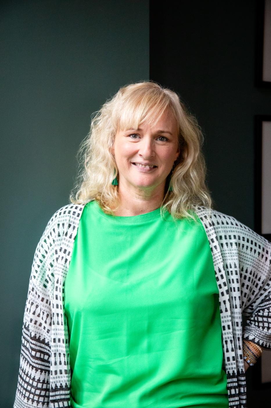 Kerry Sutcliffe, ICF PCC life and leadership coach, with a warm smile