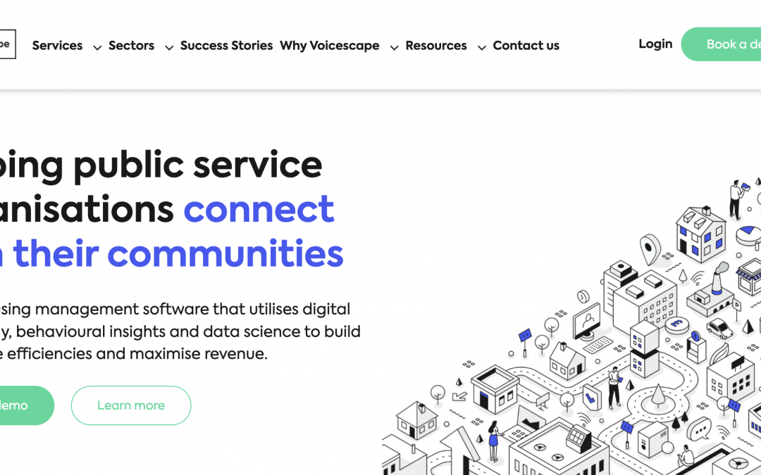 Voicescape homepage